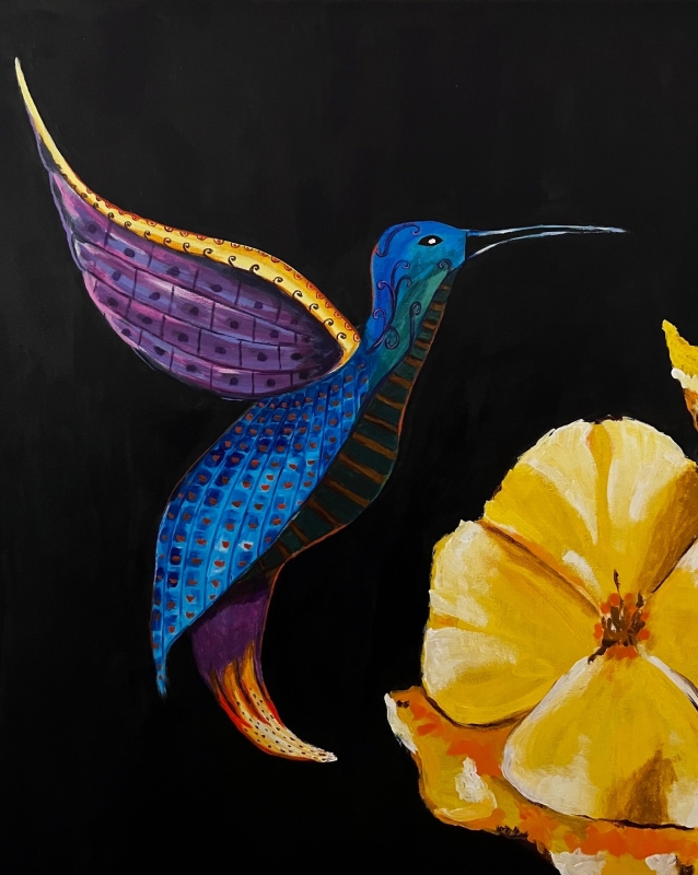 Colibri - La espera by artist Hada Perez